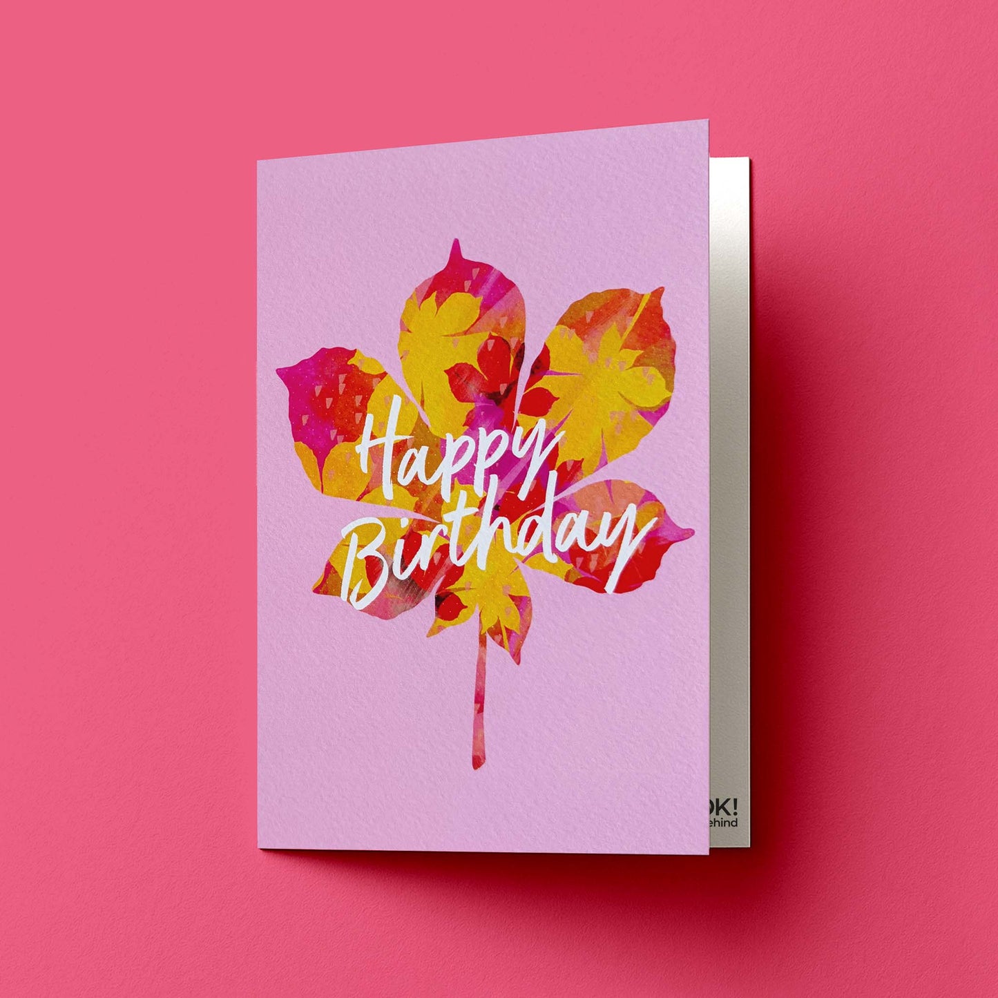 Happy Birthday, Horse Chestnut Leaf